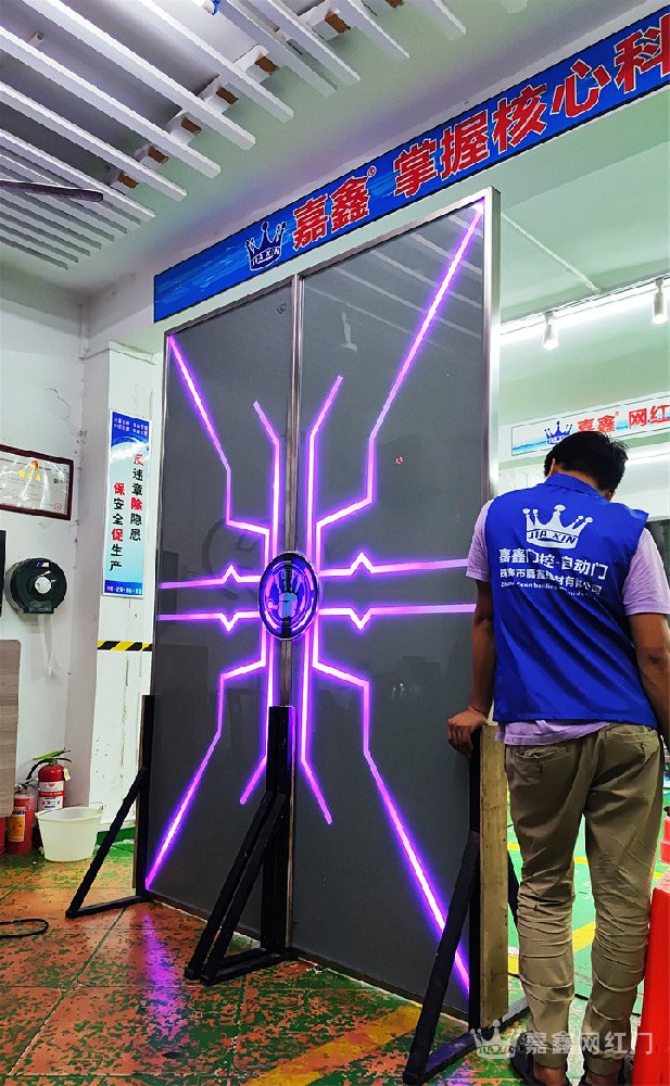 LED感应门 手掌魔法触控门定制
